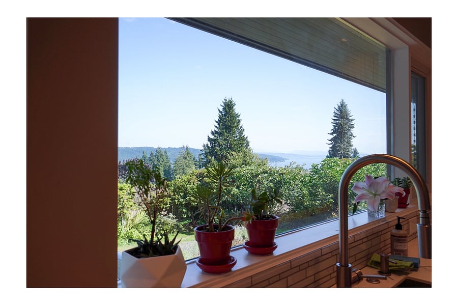 Amazing views from the kitchen