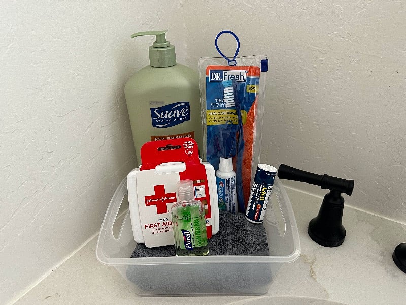 Toiletries to get you started