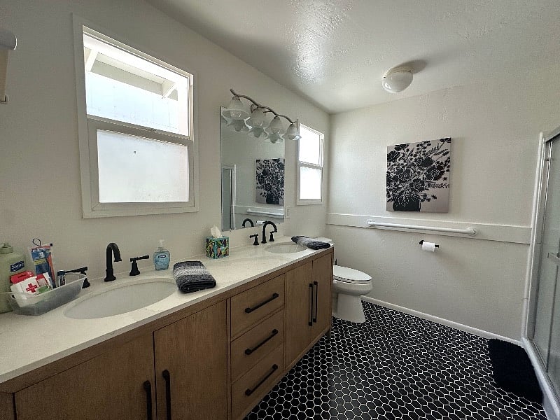 Remodeled bathroom