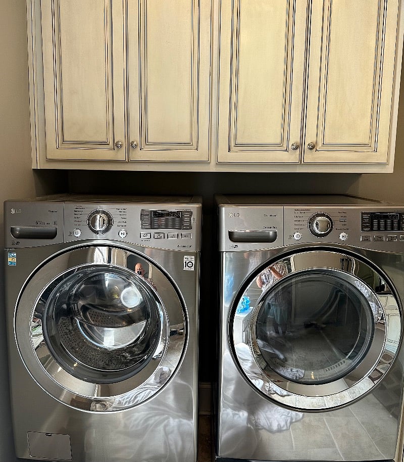 This washer and dryer is in your apartment, for your exclusive use.