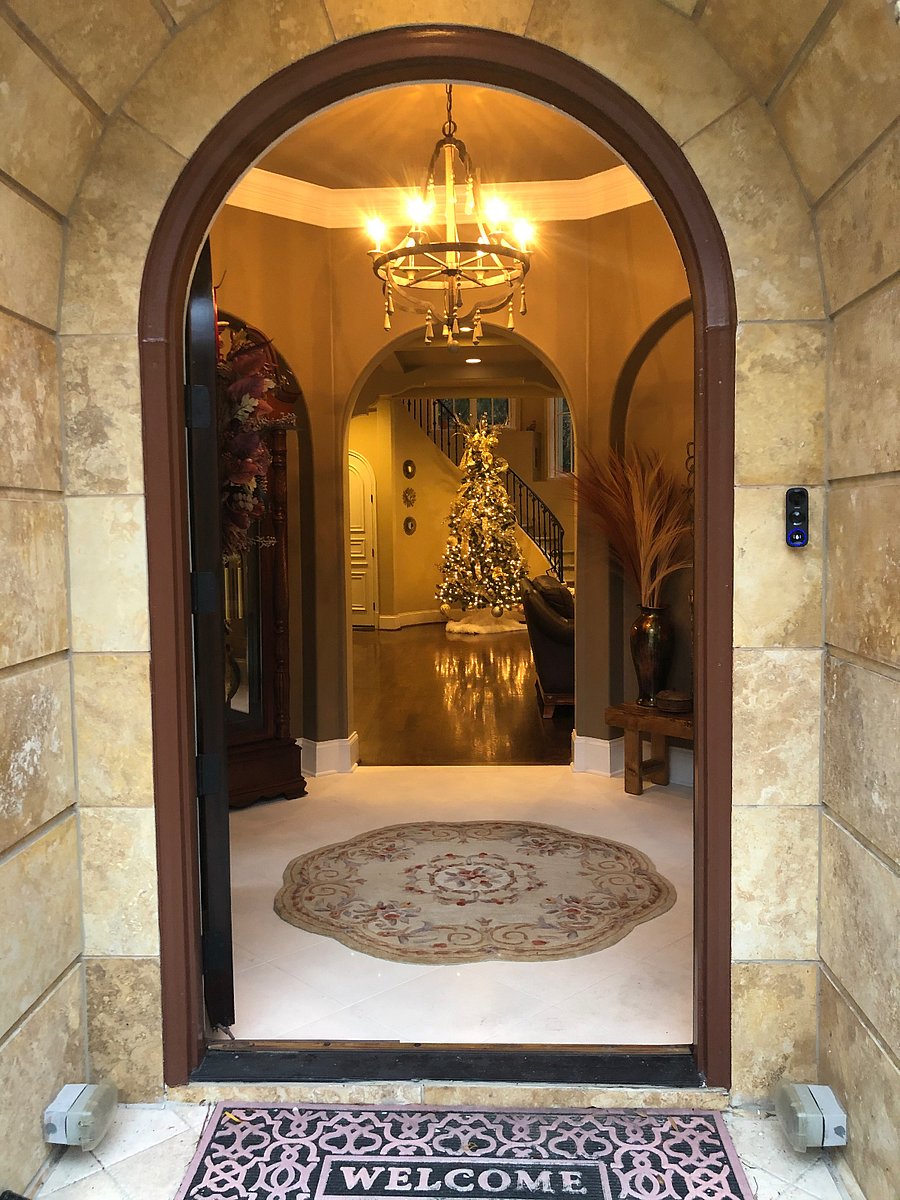 Main entry. Your parking space is 12 feet away. Welcome Home!