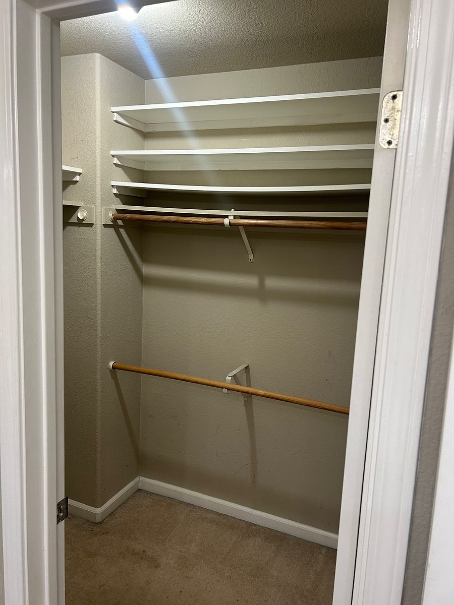 Bedroom #1 walk in closet $1400