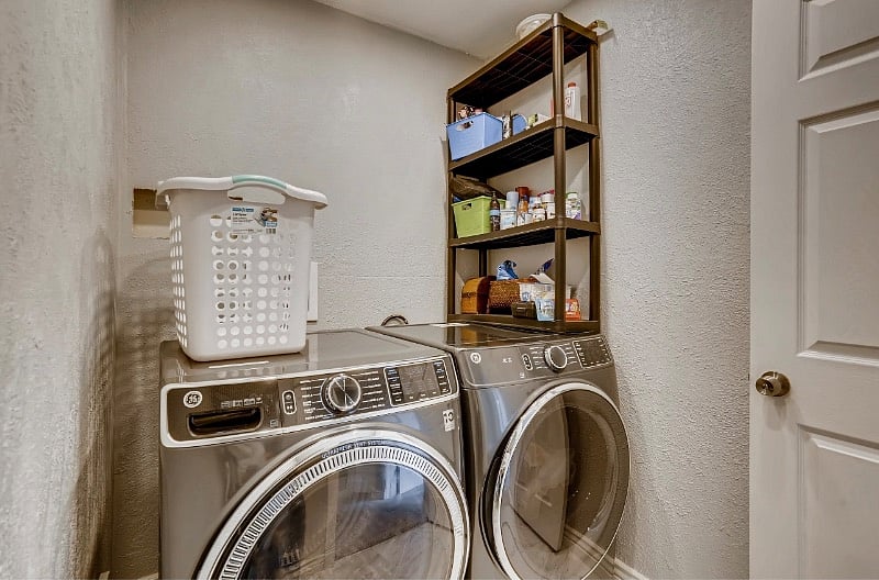 Upstairs  Laundry room