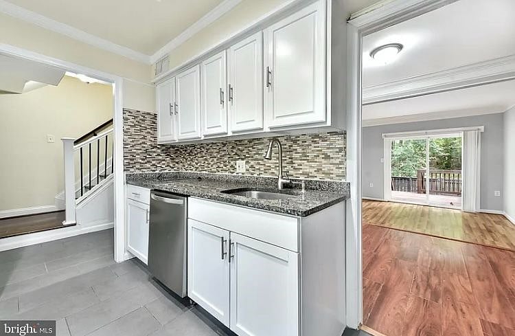 Shared Kitchen, dining room, living room and half bath.