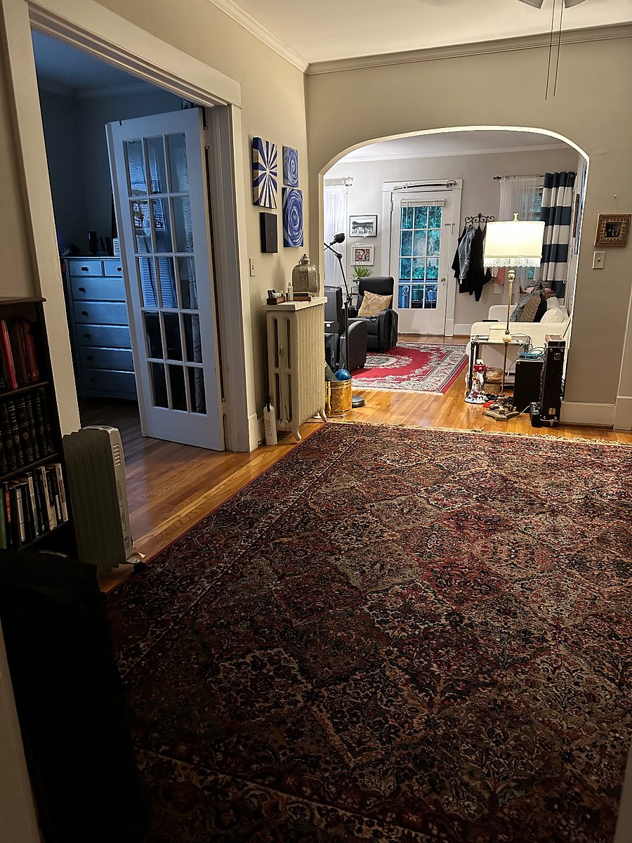The second parlor with entrance to The Brian.