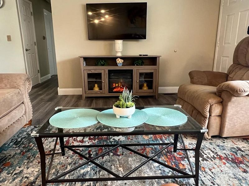 living room fireplace