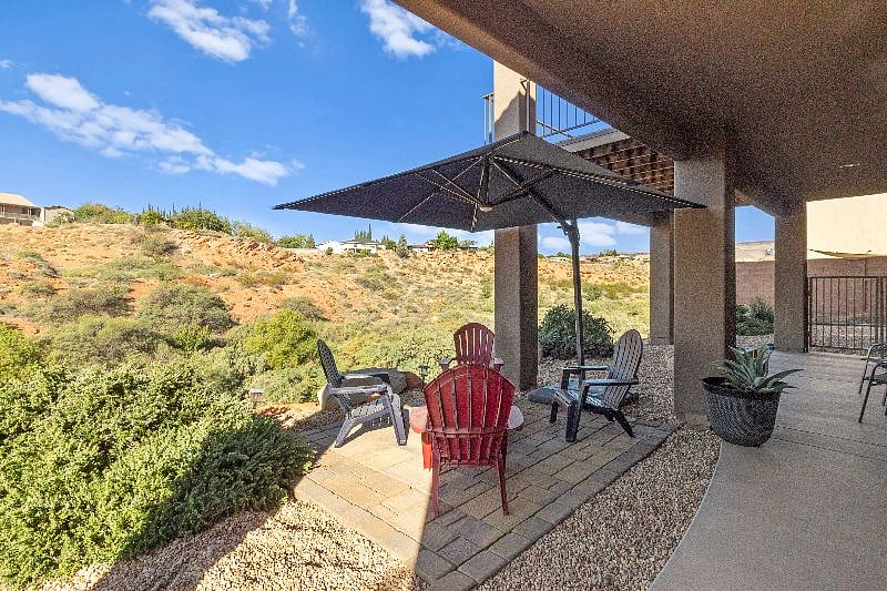 Private patio