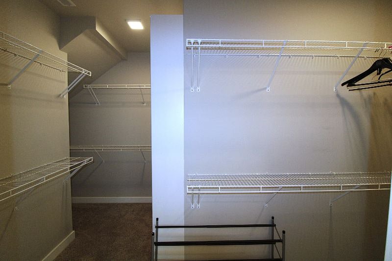 Large primary walk-in closet