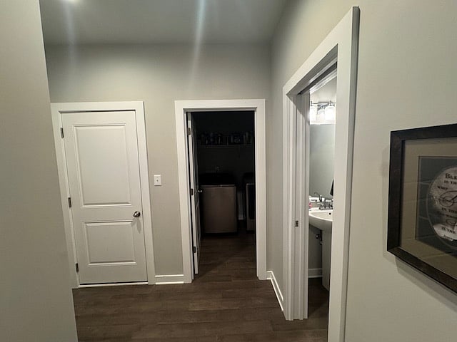 Entry from Garage with access to Laundry room and powder room