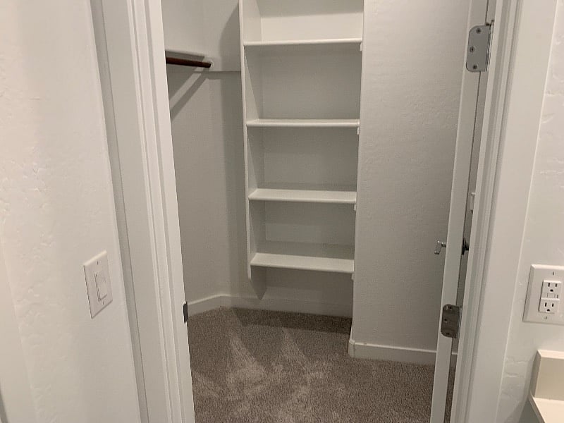 Large walk-in closet