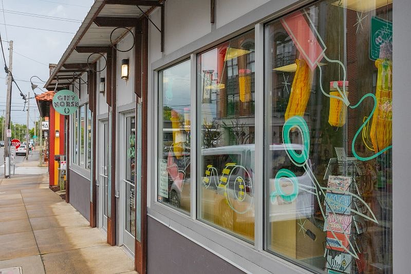 shops within steps of condo