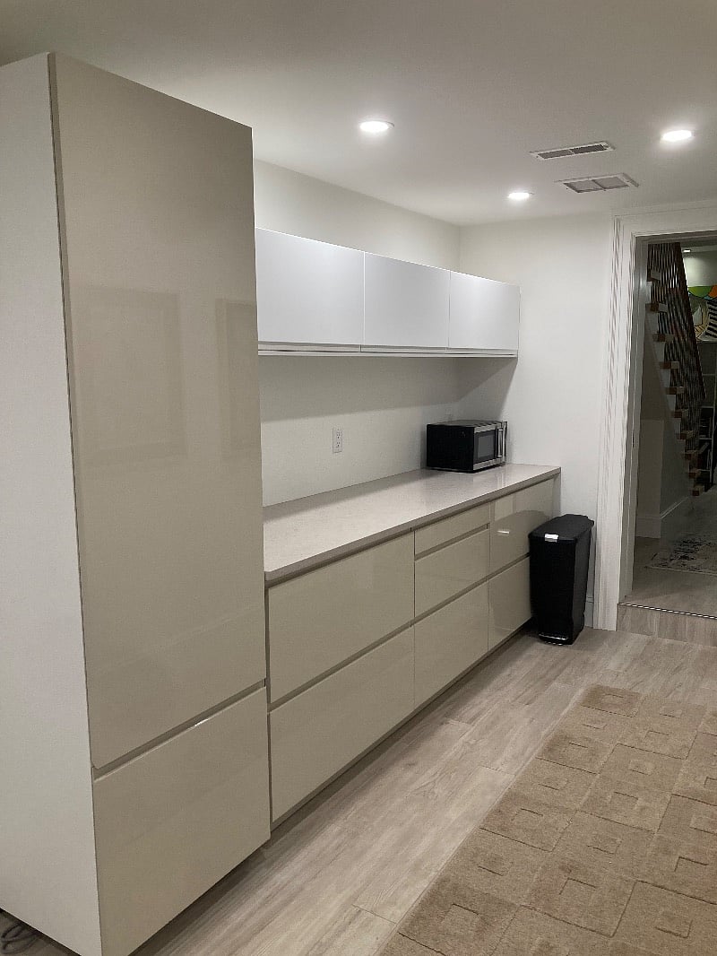 Fridge and storage and microwave