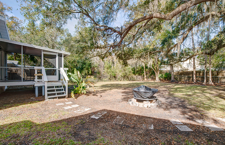 Patio and firepit