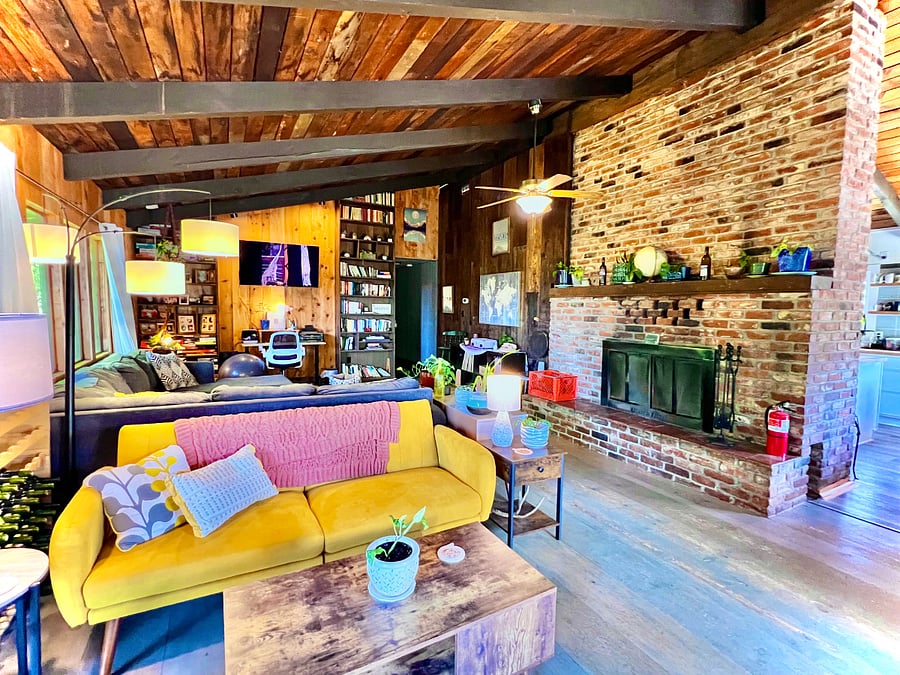 Family room and living room