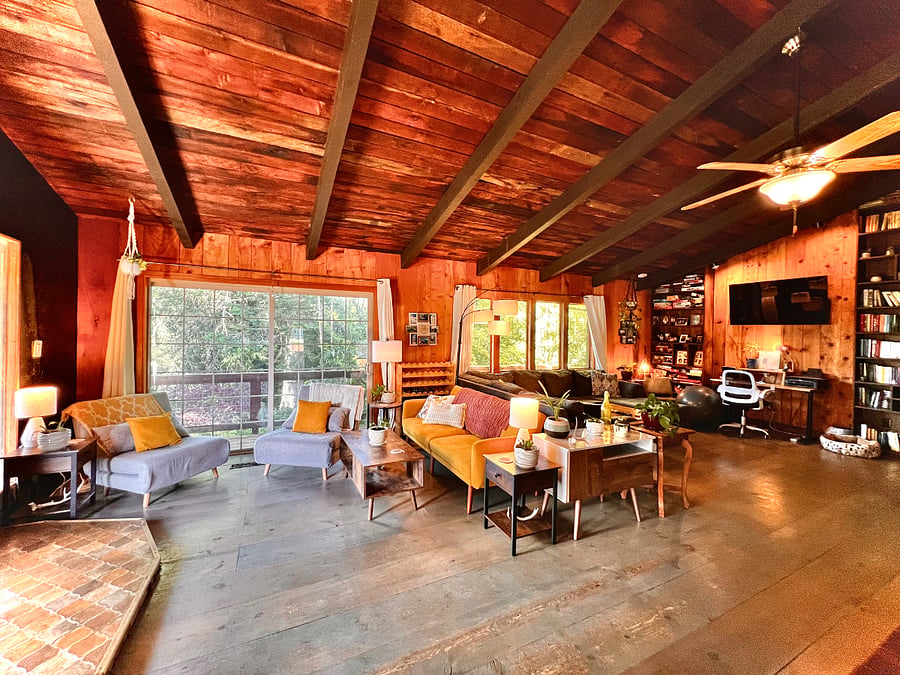 Family room and living room
