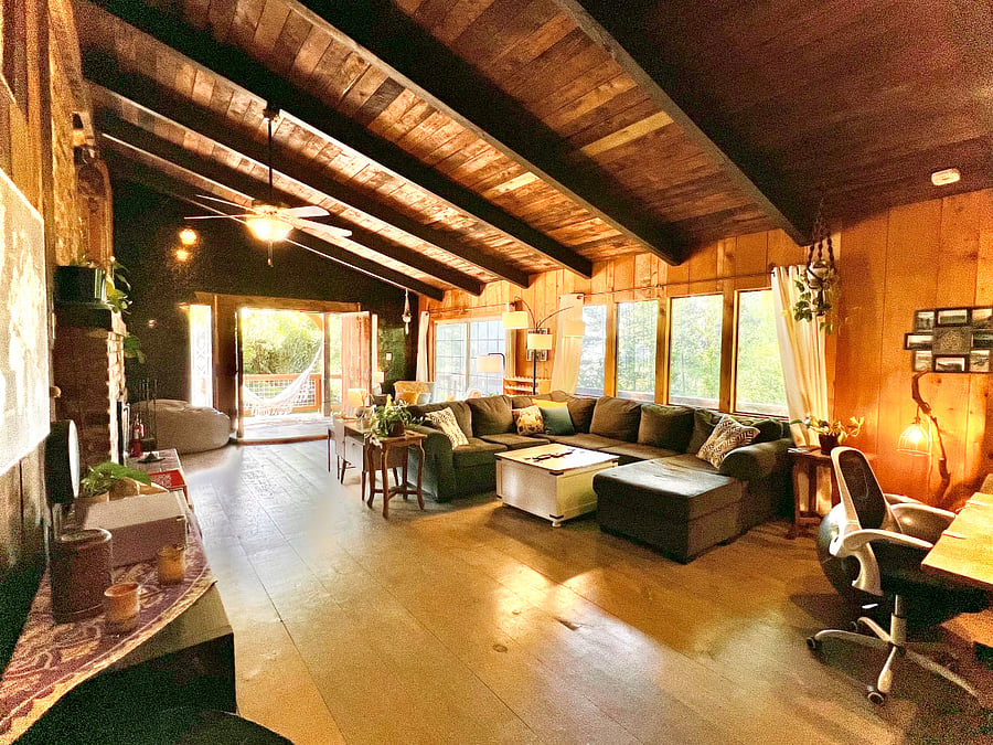 Family room and living room