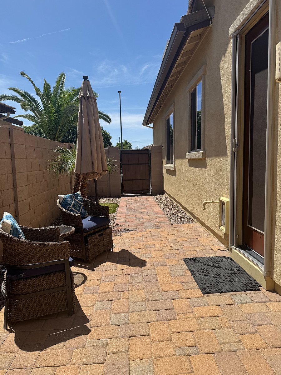 This is the private courtyard. Entrance to the casita from here.