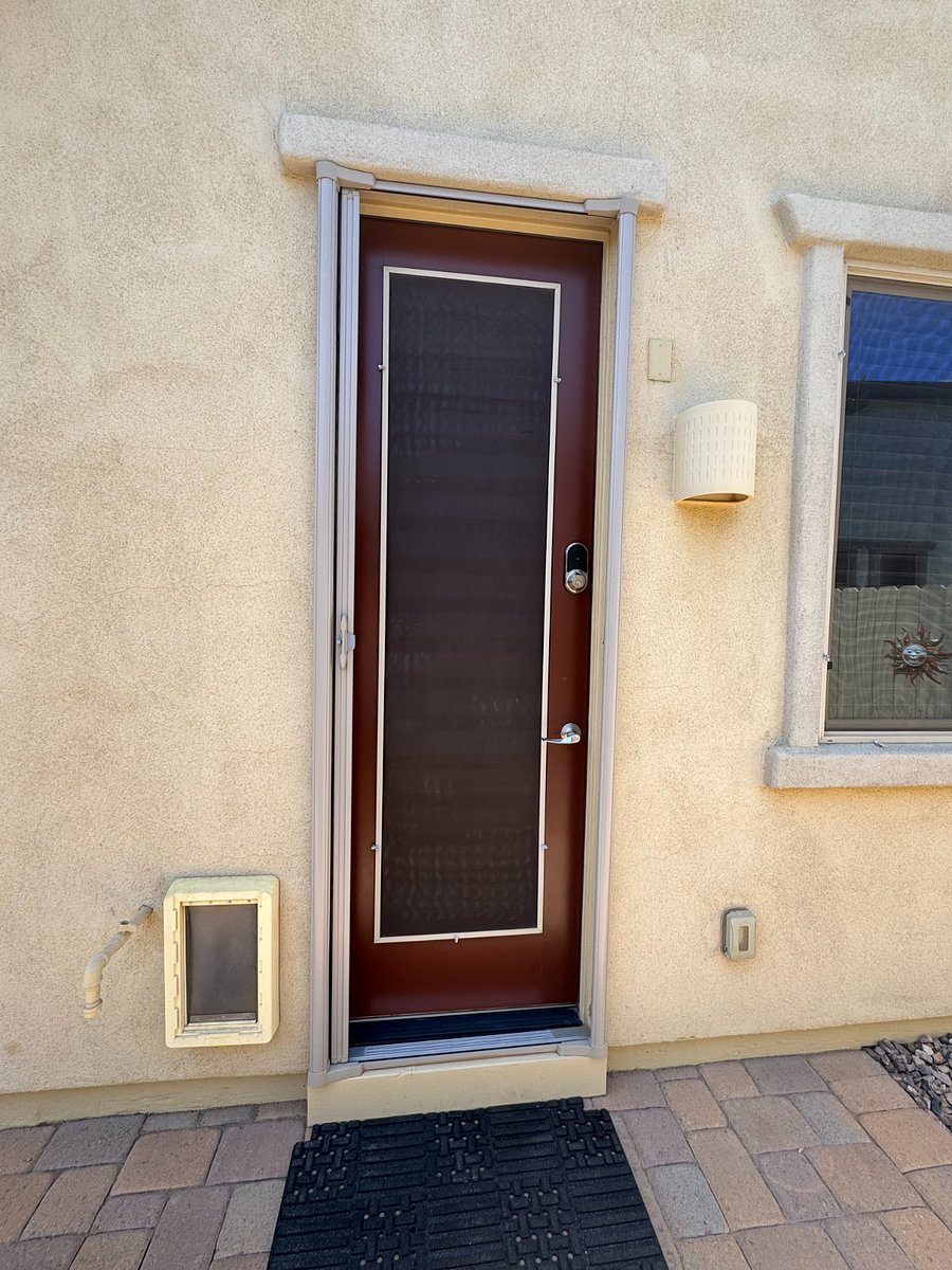 private entrance into the casita.