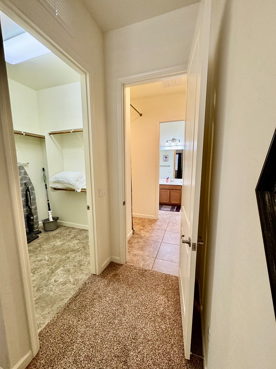 What you see as you are coming from bedroom.