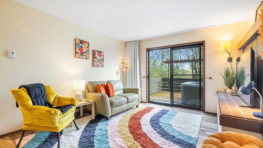 North Seattle Single Family Home - Lower Living Room