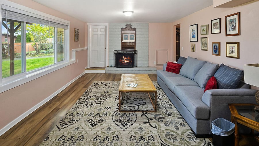 North Seattle Single Family Home - Living Room