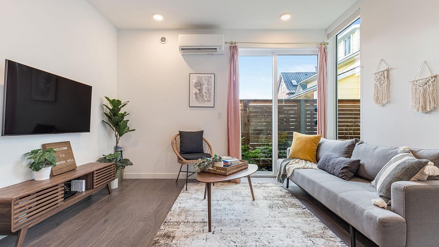 Capitol Hill Townhome - Living room