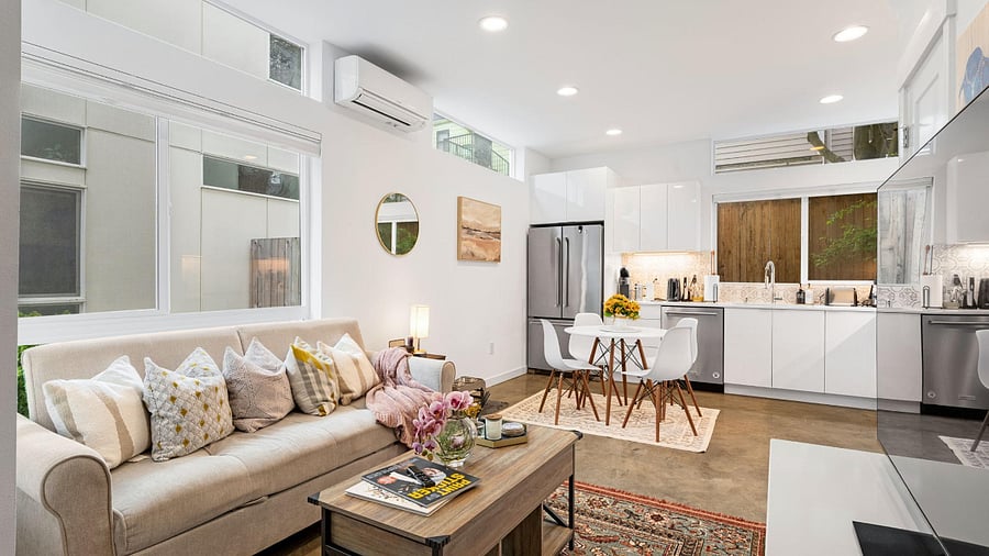 Capitol Hill Townhome - Living room