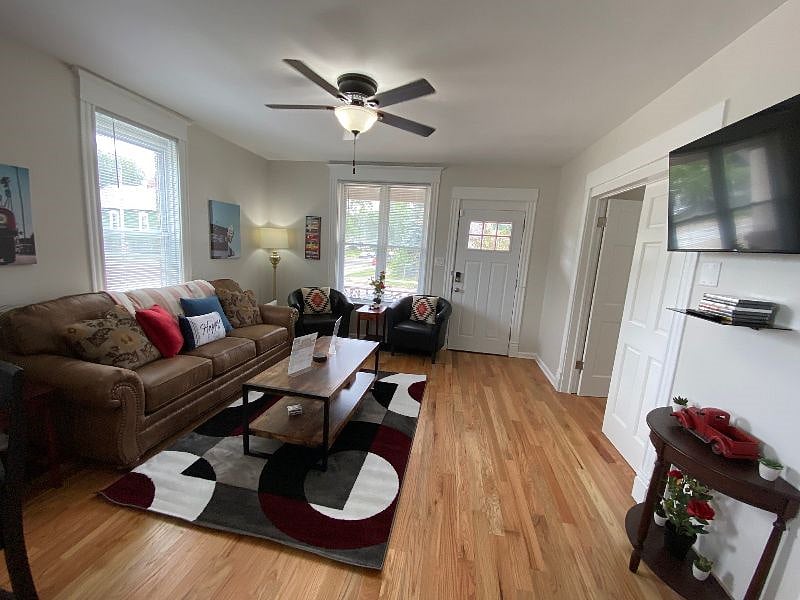 Spacious living room for the whole family to enjoy. What movie we watching tonight?