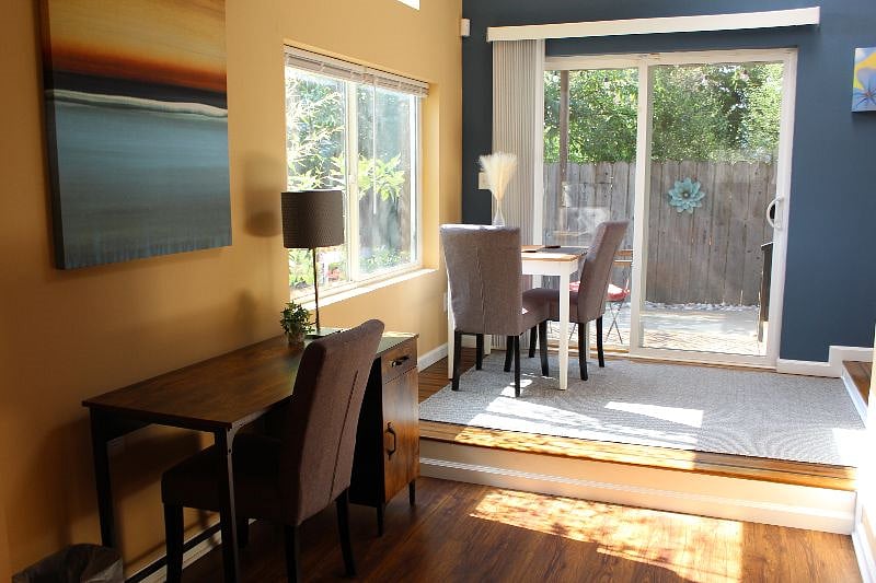 desk and dining table