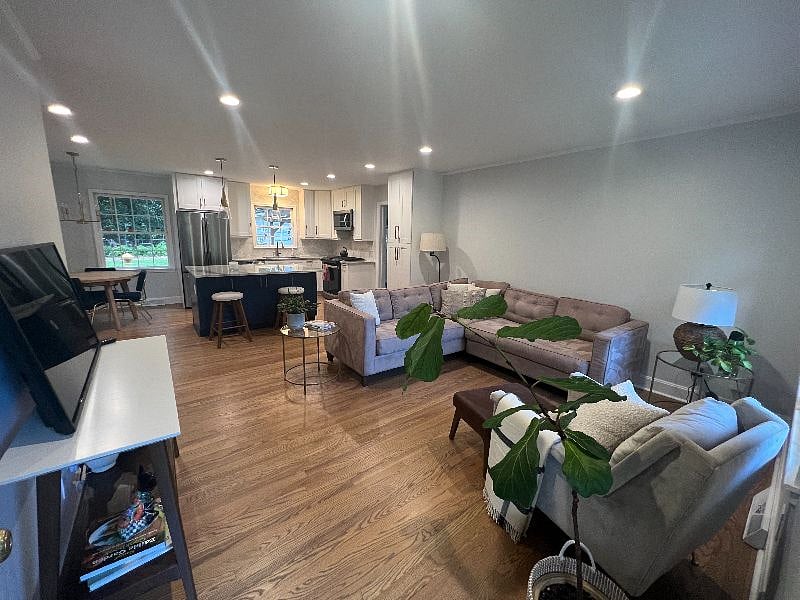View Kitchen & Living Room