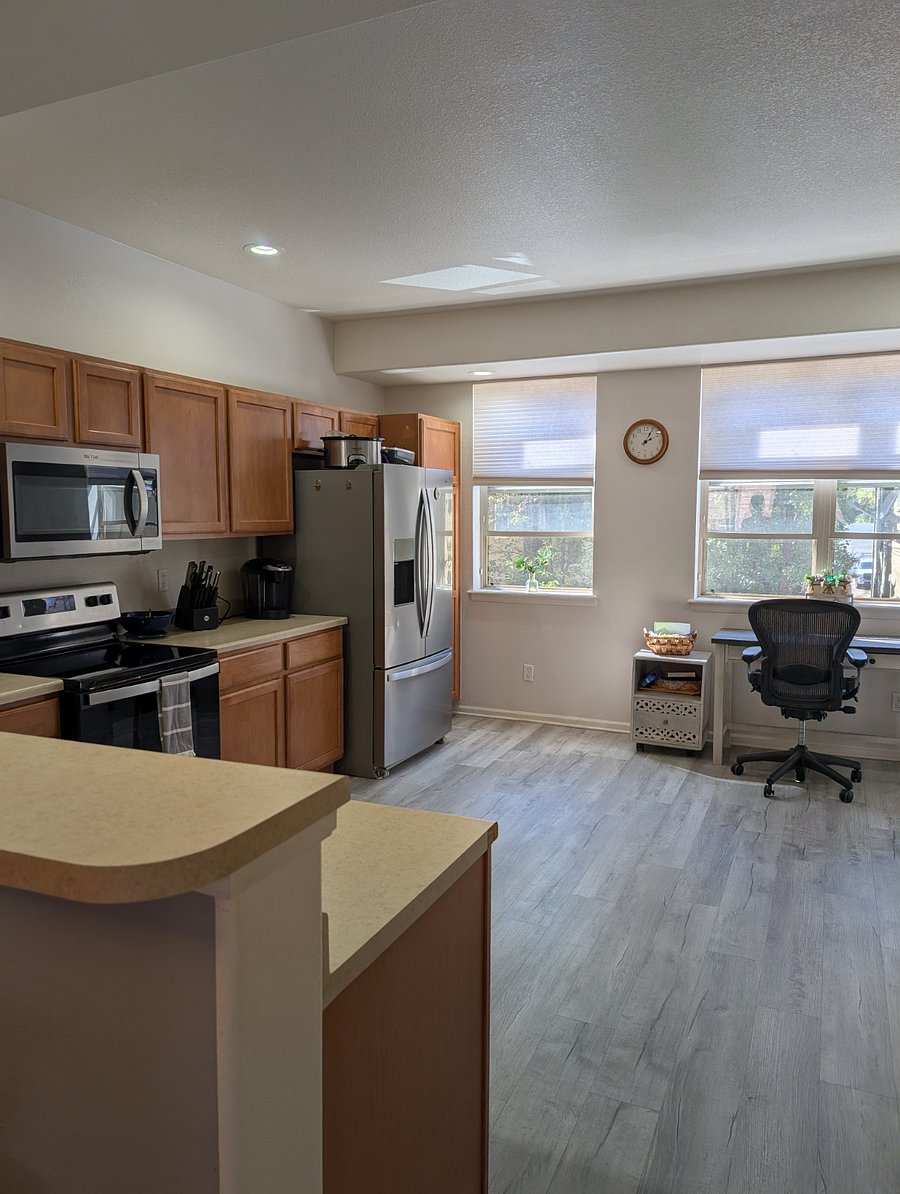 Fully stocked kitchen 