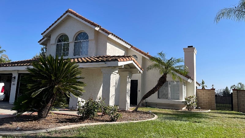 Front of the house