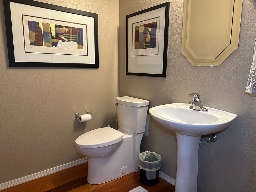 Half bath downstairs