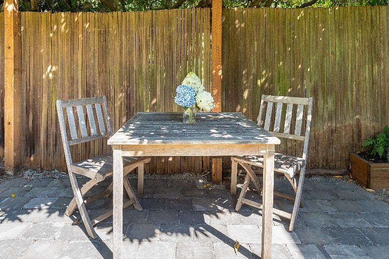 Private patio