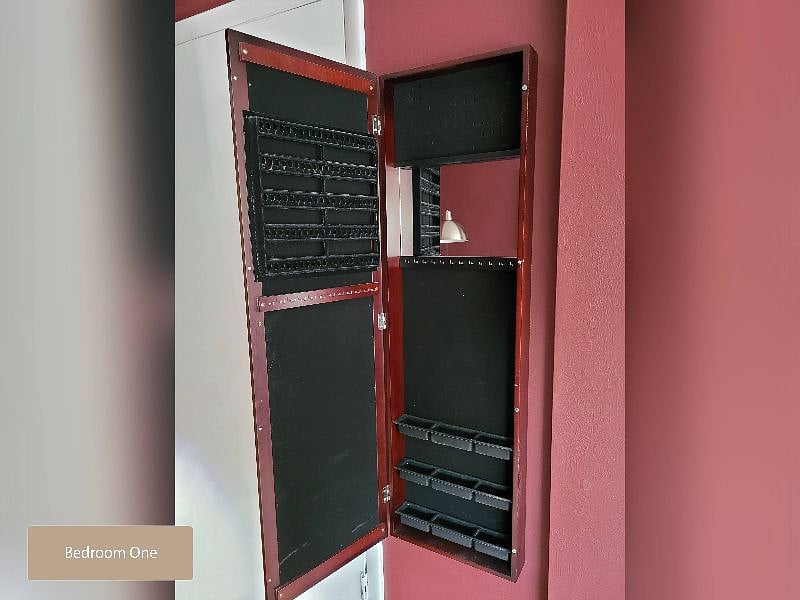 Bedroom One - Built-in Jewelry Cabinet