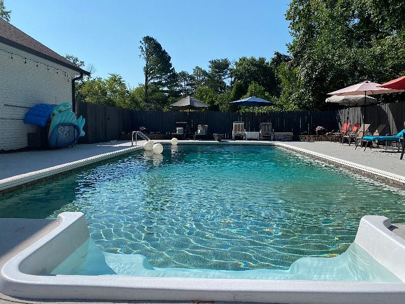 The amazing private pool! Currently being reconstructed as a 33 ton tree fell into it last year. ETA July 1st or before!