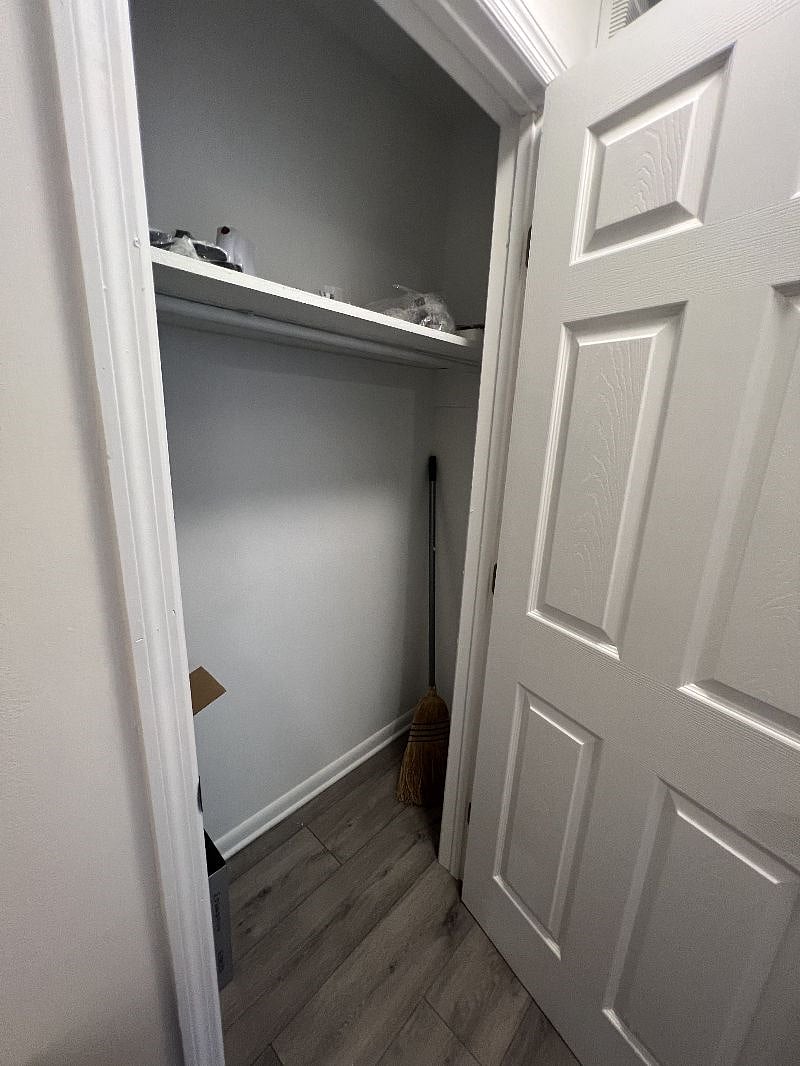 Hall closet for extra storage
