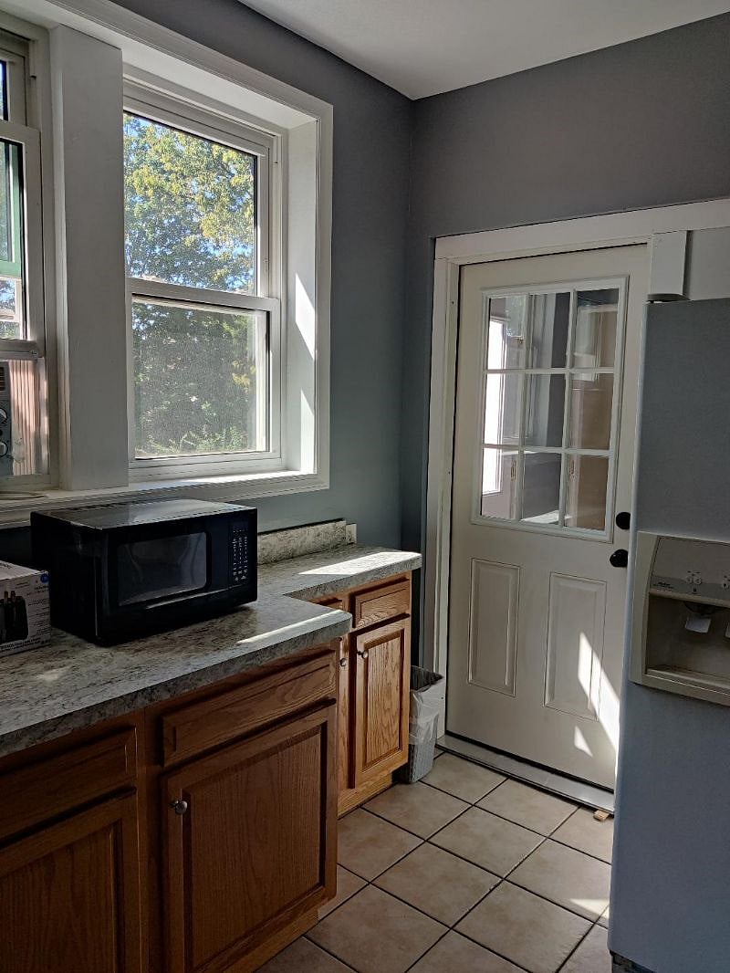 Second floor apartment kitchen.