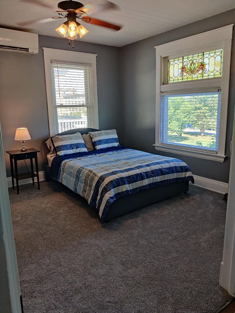 Second floor apartment front bedroom 