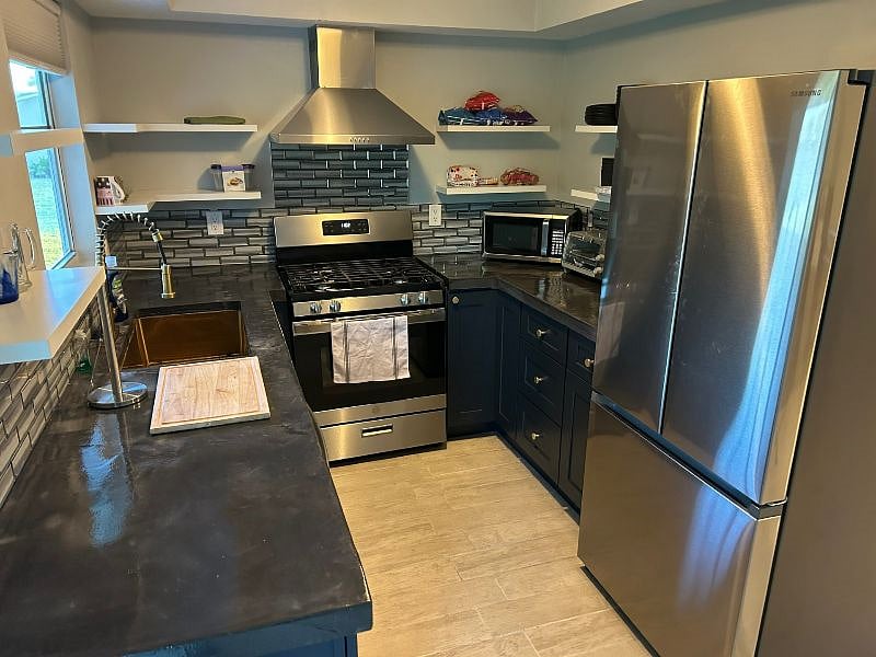 renovated kitchen