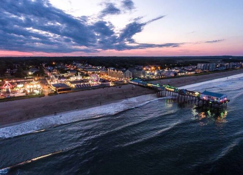 Pier at night