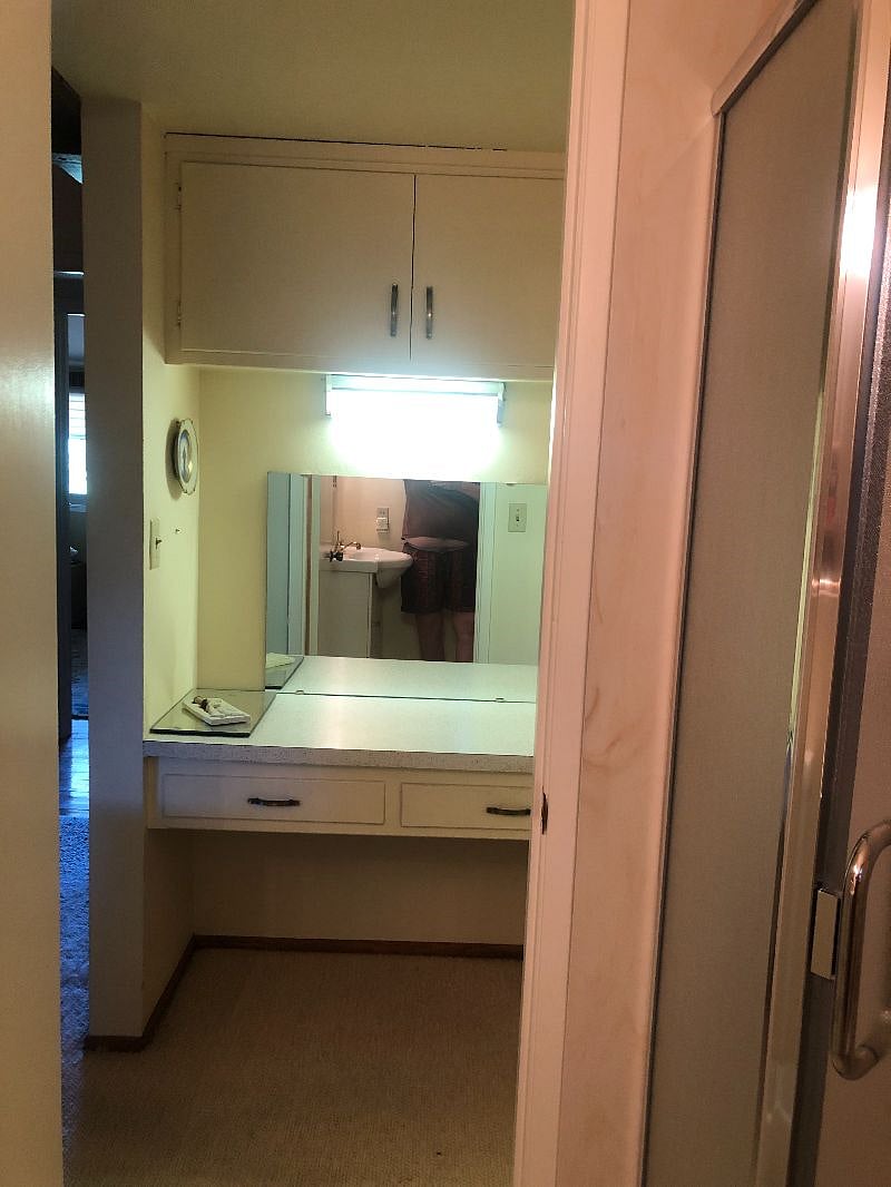 Master vanity area