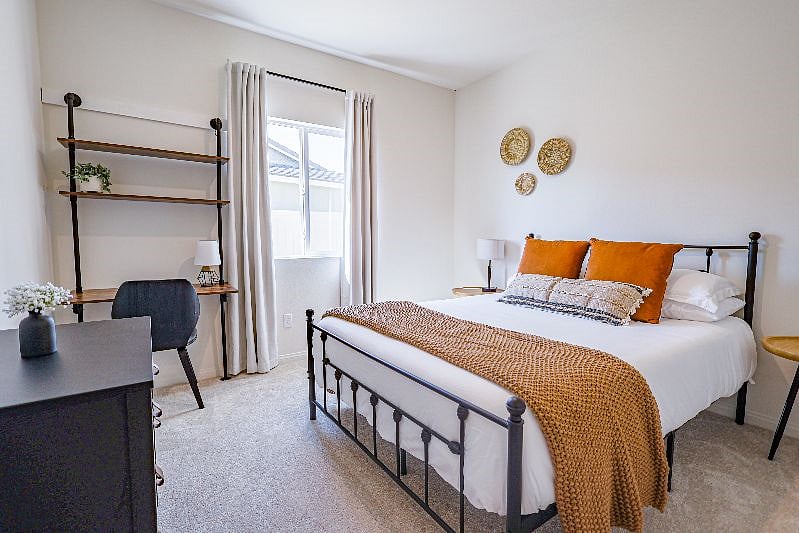 Bedroom #2 - Stylish and comfortable with a dedicated workspace.