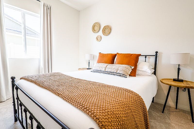 Bedroom #2 - Stylish and comfortable with a dedicated workspace.