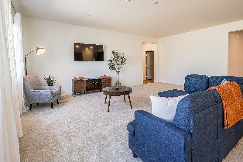 Spacious open concept