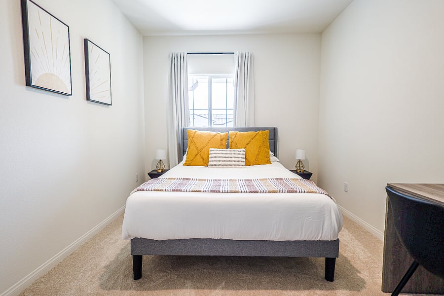 Bedroom #3 - Stylish and comfortable with a dedicated workspace