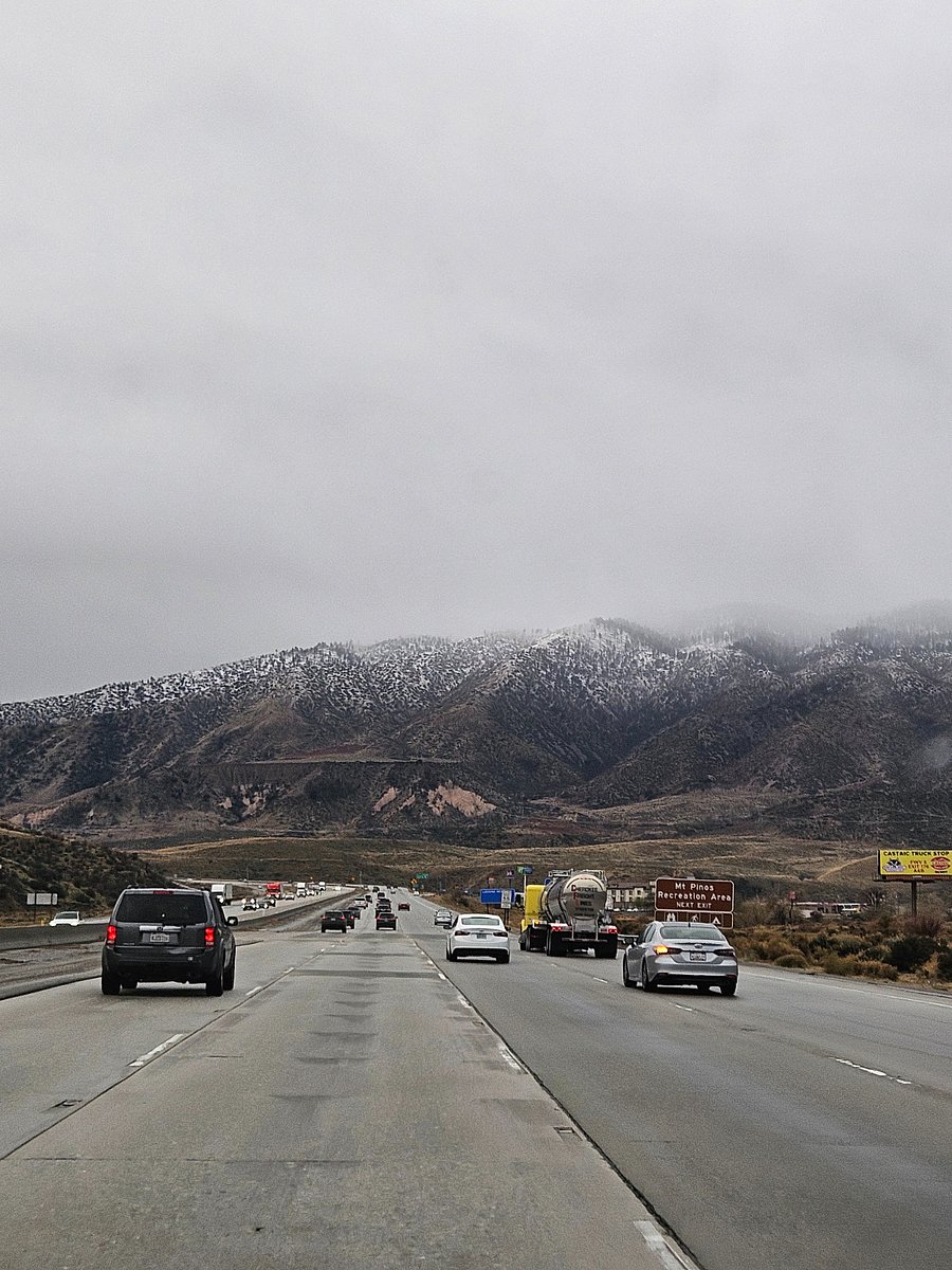 Drives in Bakersfield are so scenic. Here is a drive to Los Angeles in December.
