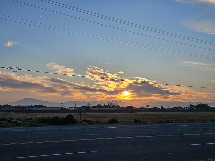 Another scenic gift during my morning walk.