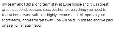 5 star reviews. My guest's experience is my priority.