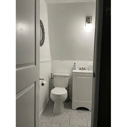 Half Bath, Upstairs